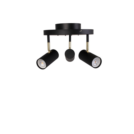 Hubble 3 Ceiling Light by Globen Lighting #Black