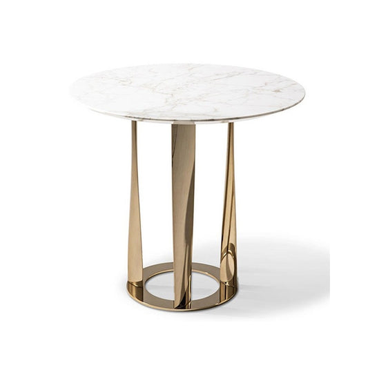 Boboli - round marble top coffee table with round base (Top - Marble Category 1)