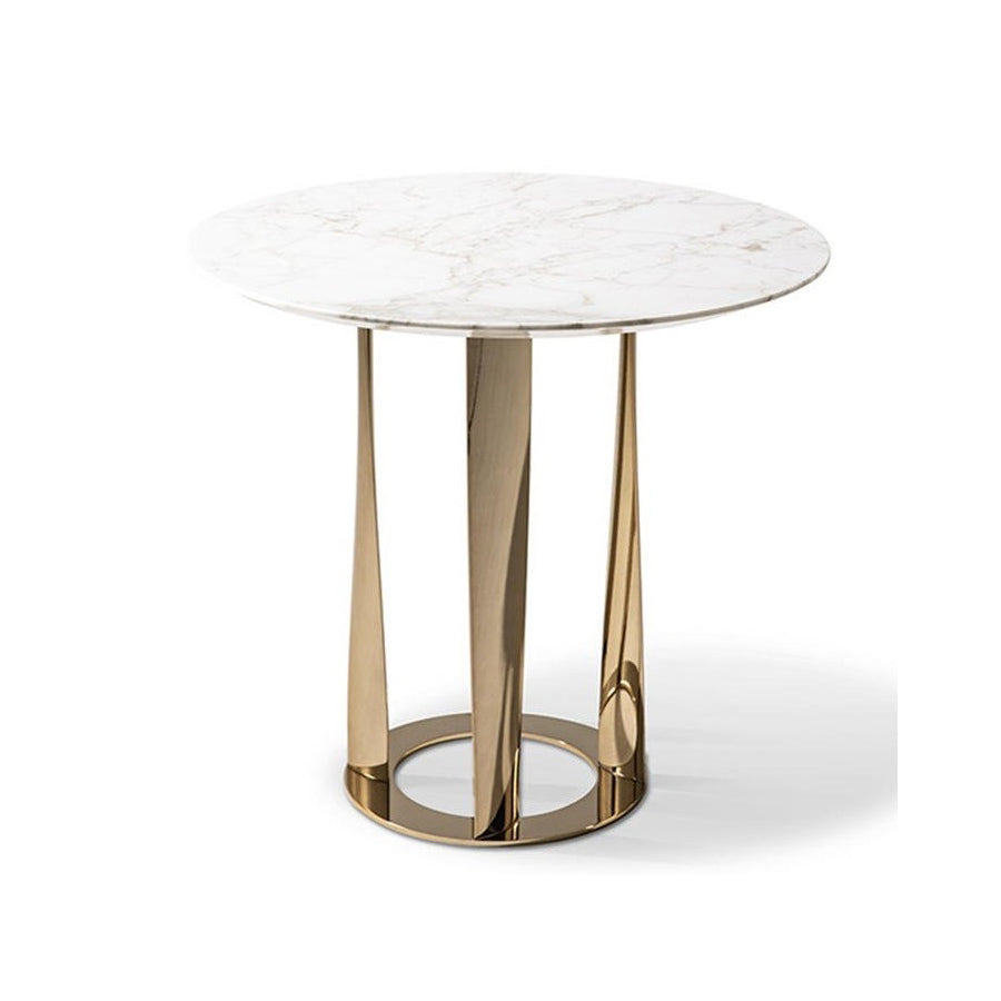 Boboli - round marble top coffee table with round base (Top - Marble Category 3)