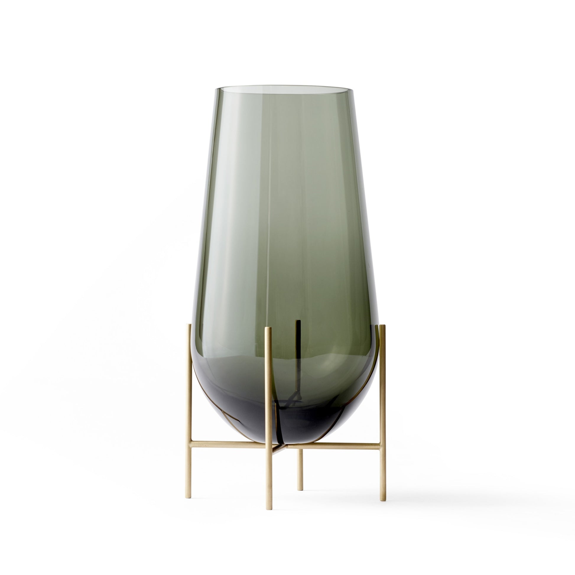 Echasse Vase Large by Audo #Burnt/Brushed Brass