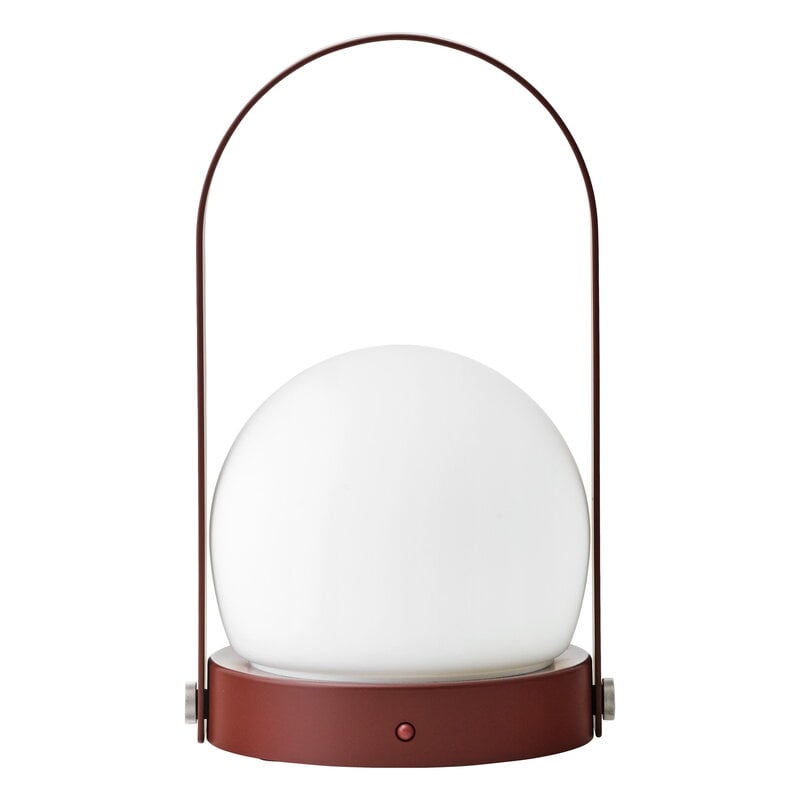 Carrie portable table lamp by Audo Copenhagen #outdoor, burned red #