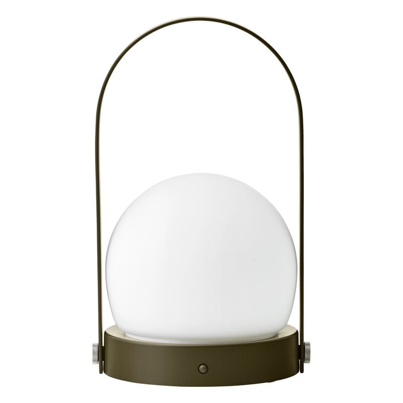 Carrie portable table lamp by Audo Copenhagen #outdoor, olive #