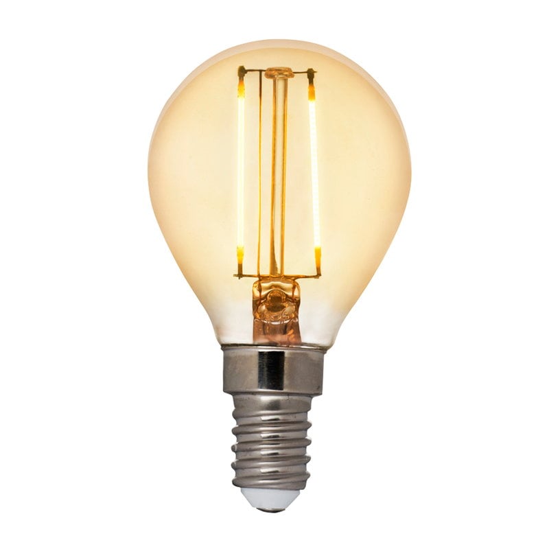 LED Decor Amber compact bulb 4,5W E14 360lm by Airam #dimmable #