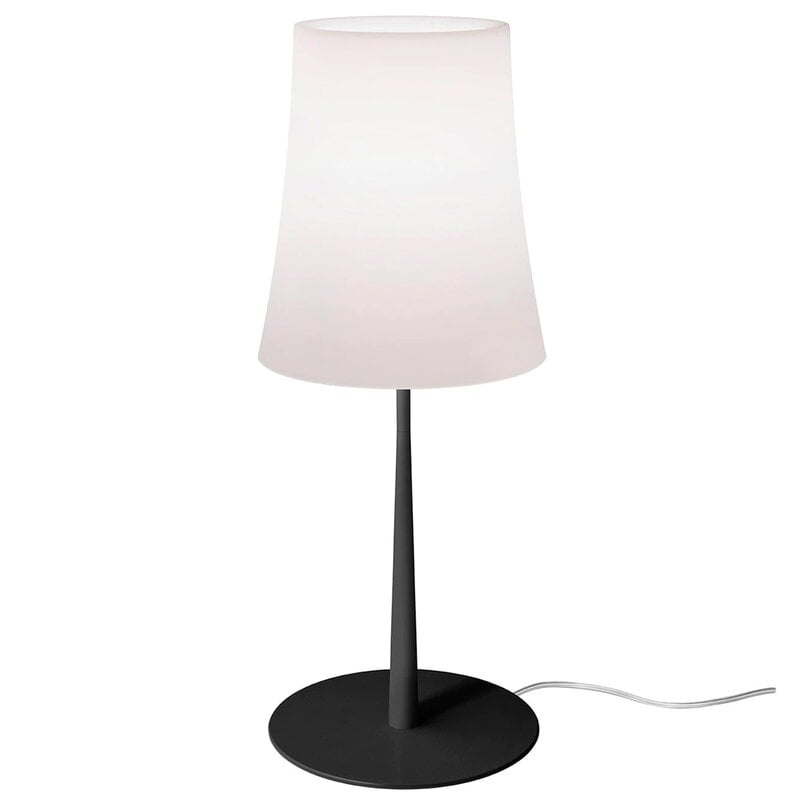 Birdie Easy Grande table lamp by Foscarini #black #