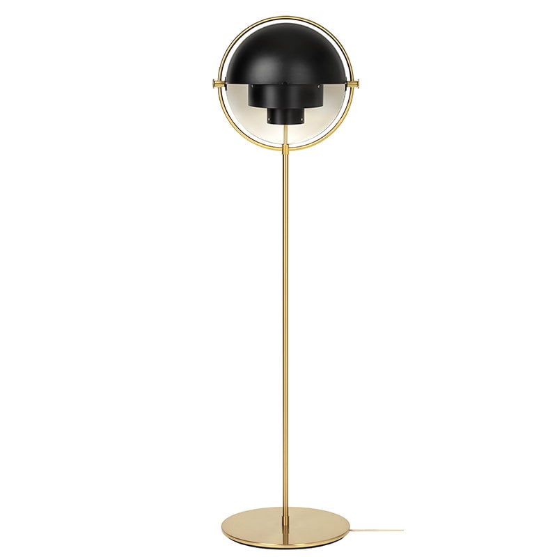 Multi-Lite floor lamp by GUBI #brass - black #