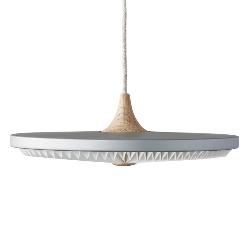 Soleil pendant by Le Klint #50 cm, plastic, silver cloud #