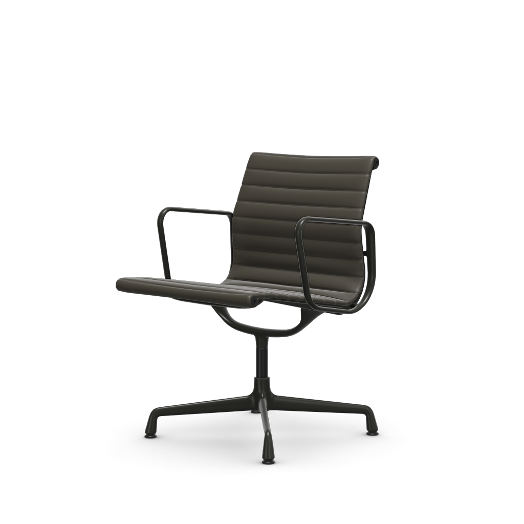 Aluminium Chairs EA 108 swivel – Conference (Cover material - Fabric Leather)