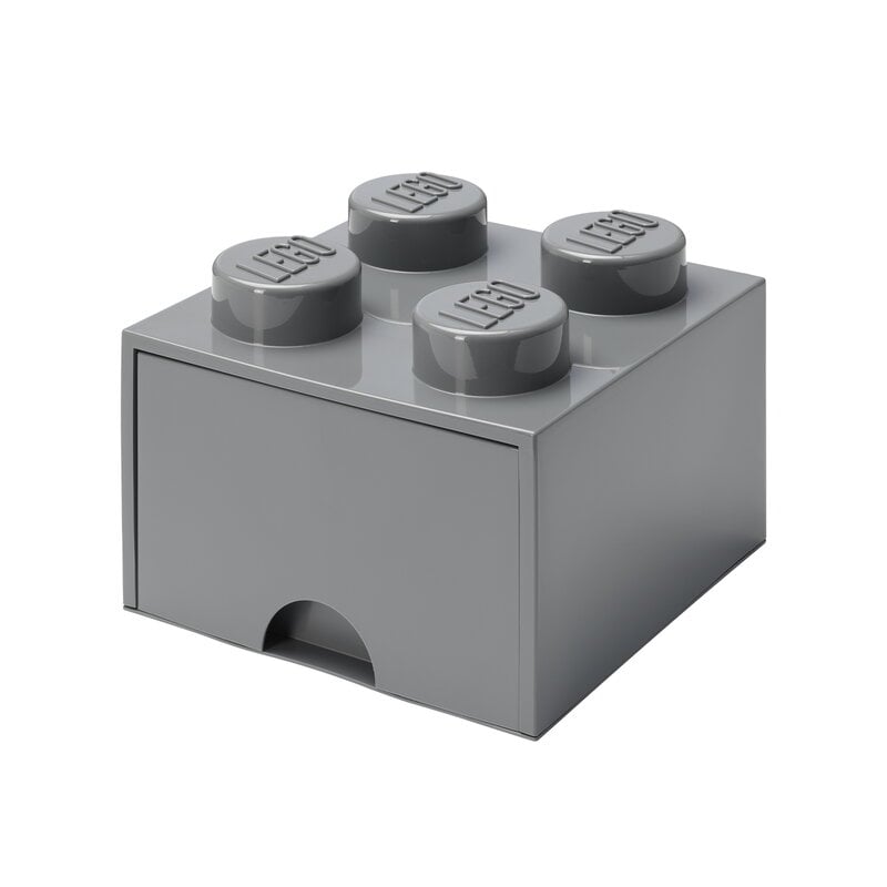 Lego Brick Drawer 4 by Room Copenhagen #dark grey #