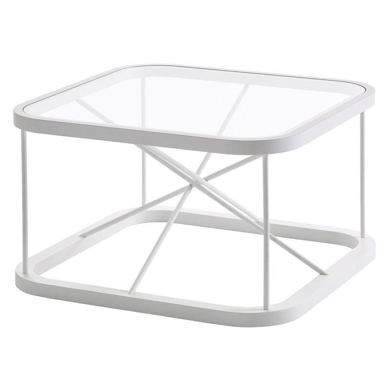 Twiggy table  66,5 x 66,5 cm by Woodnotes #white #