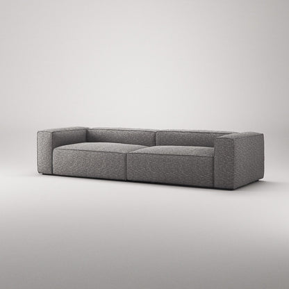 Decotique Grand 4-Seater Sofa Grey Marble