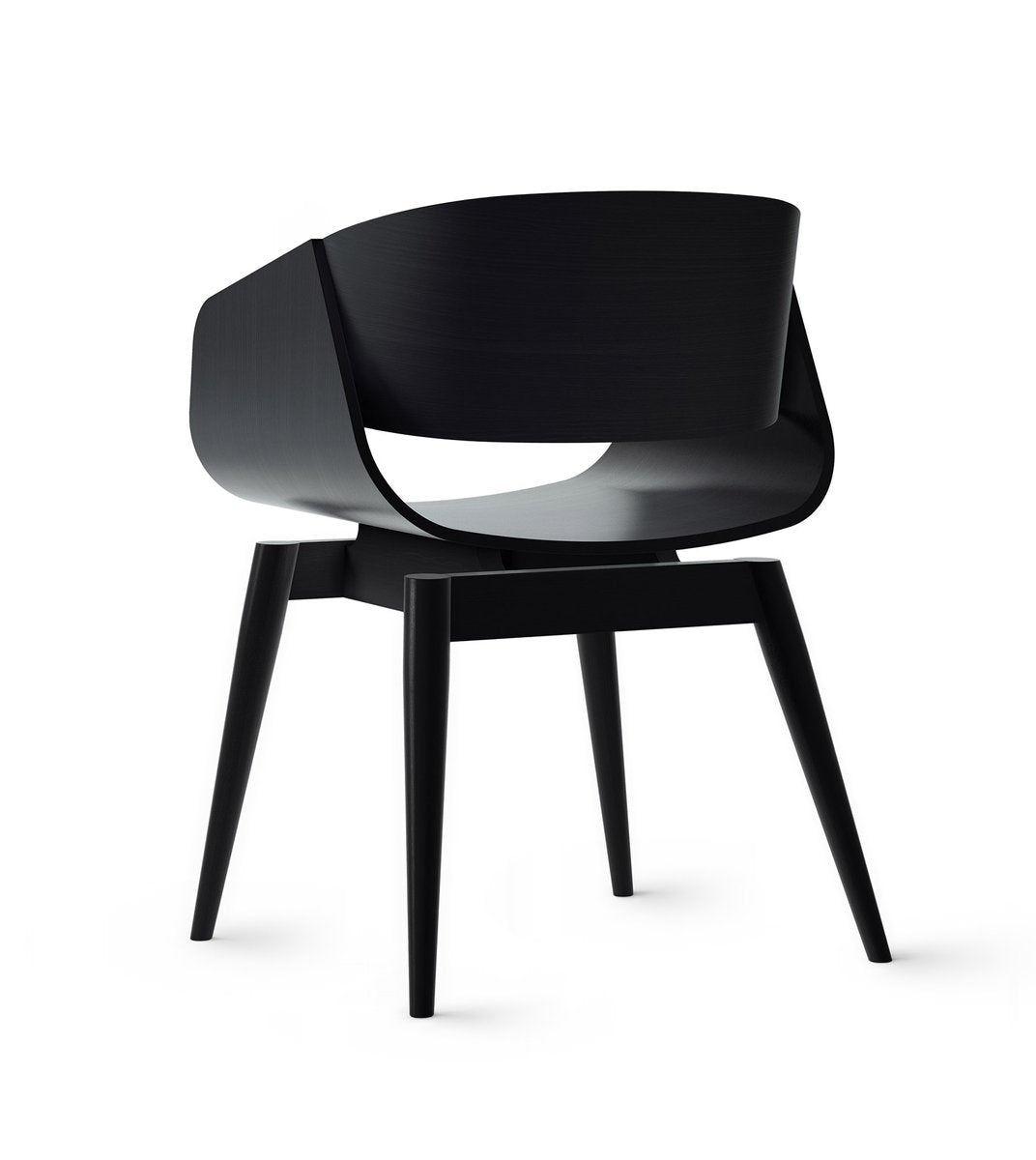 4th Armchair Color in Black by Almost