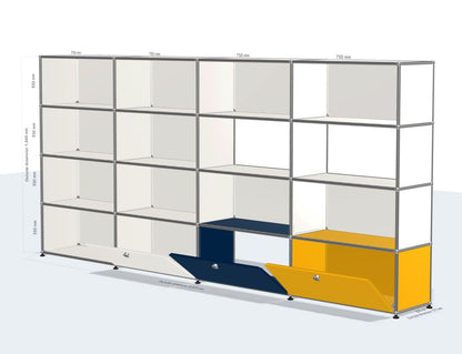 [Custom] 4x4 module sideboard (3 doors) [W(750+750+750+750)XD350XH(350+350+350+350]