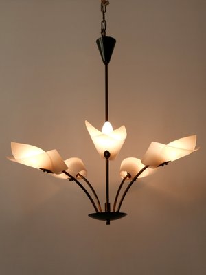 5-Armed Ceiling Lamp, Germany, 1950s-WPT-1405314