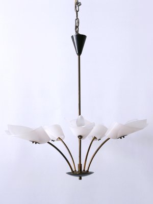 5-Armed Ceiling Lamp, Germany, 1950s-WPT-1405314