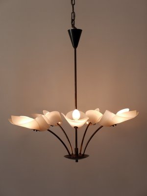 5-Armed Ceiling Lamp, Germany, 1950s-WPT-1405314