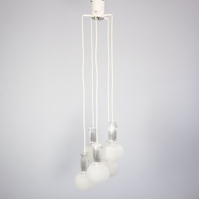 5-Light Battuto Effect Cascade Ceiling Lamp from Limburg, 1970s-RST-1233494