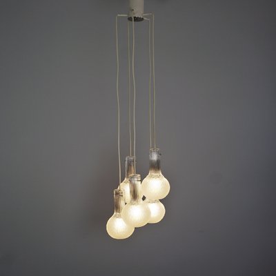 5-Light Battuto Effect Cascade Ceiling Lamp from Limburg, 1970s-RST-1233494