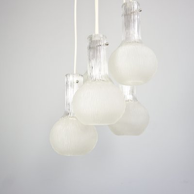 5-Light Battuto Effect Cascade Ceiling Lamp from Limburg, 1970s-RST-1233494