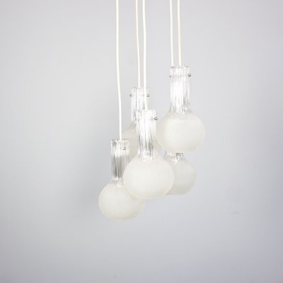 5-Light Battuto Effect Cascade Ceiling Lamp from Limburg, 1970s-RST-1233494