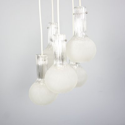 5-Light Battuto Effect Cascade Ceiling Lamp from Limburg, 1970s-RST-1233494