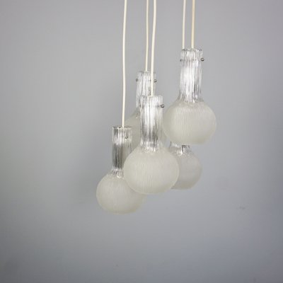 5-Light Battuto Effect Cascade Ceiling Lamp from Limburg, 1970s-RST-1233494