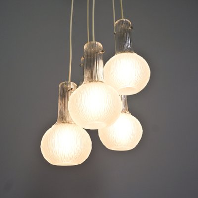 5-Light Battuto Effect Cascade Ceiling Lamp from Limburg, 1970s-RST-1233494