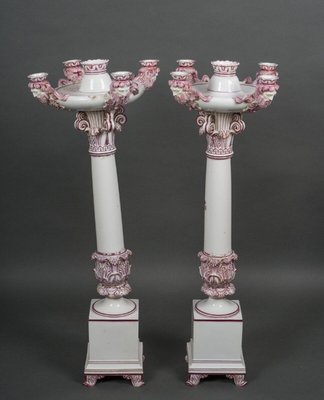 5-Light Caryatid Candelabras by Jacob Petit for Rihouet, Set of 2-QKG-1796931