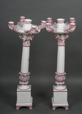 5-Light Caryatid Candelabras by Jacob Petit for Rihouet, Set of 2-QKG-1796931