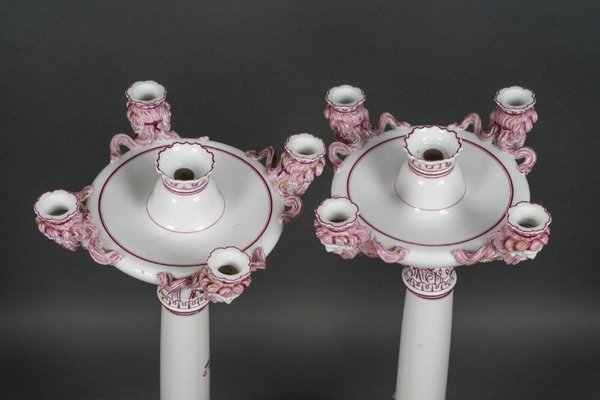 5-Light Caryatid Candelabras by Jacob Petit for Rihouet, Set of 2-QKG-1796931