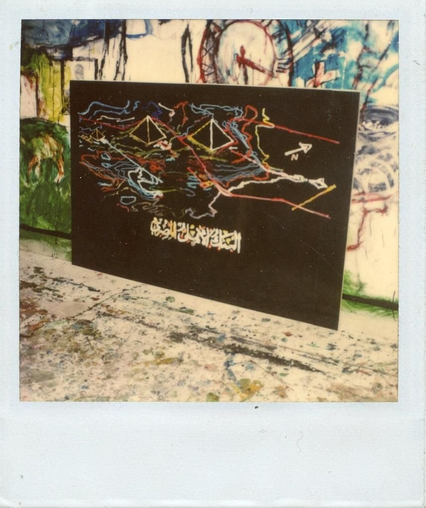 5 Polaroids by Mario Schifano - 1990s 1990s