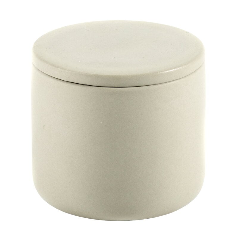 Cose container with lid by Serax #round, S, beige #