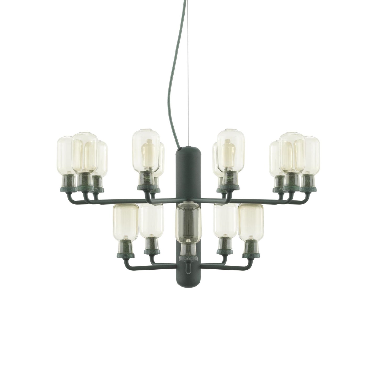 Amp Chandelier Small by Normann Copenhagen #Gold / Green marble