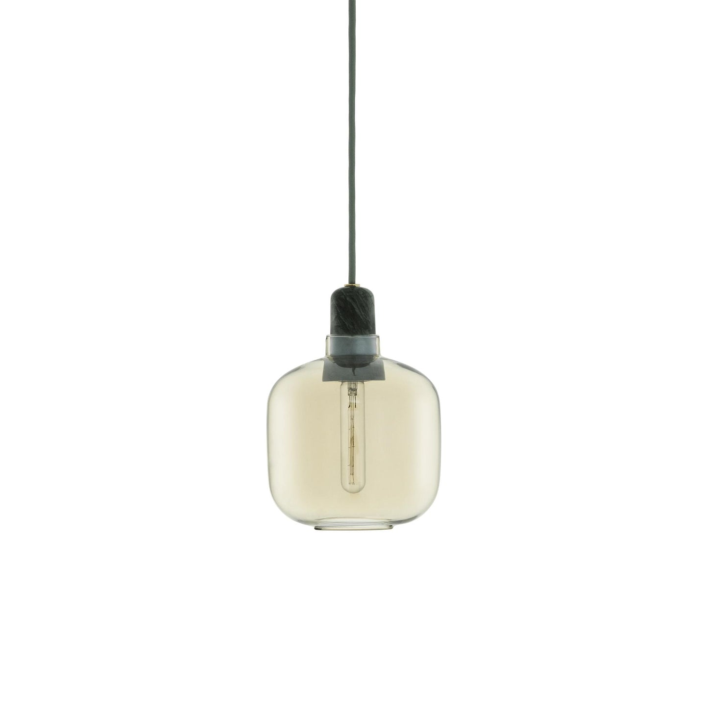 Amp Pendant Lamp Small by Normann Copenhagen #Gold / Green marble