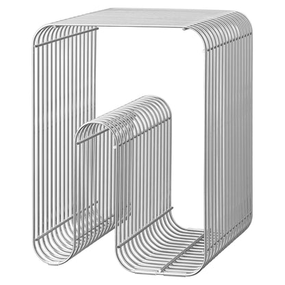 AYTM CURVA Stool Silver