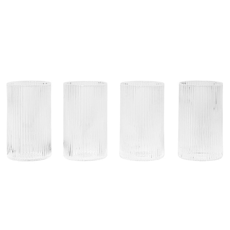 Ripple Verrines glasses by ferm LIVING #4 pcs, clear #