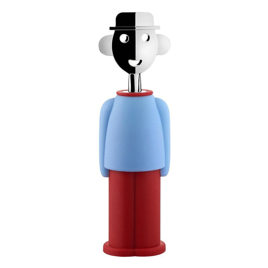 Alessandro M. corkscrew by Alessi #light blue - red #