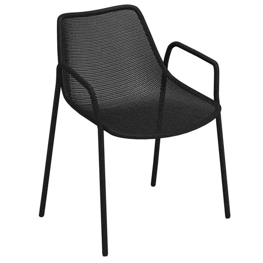 Round armchair by Emu #black #