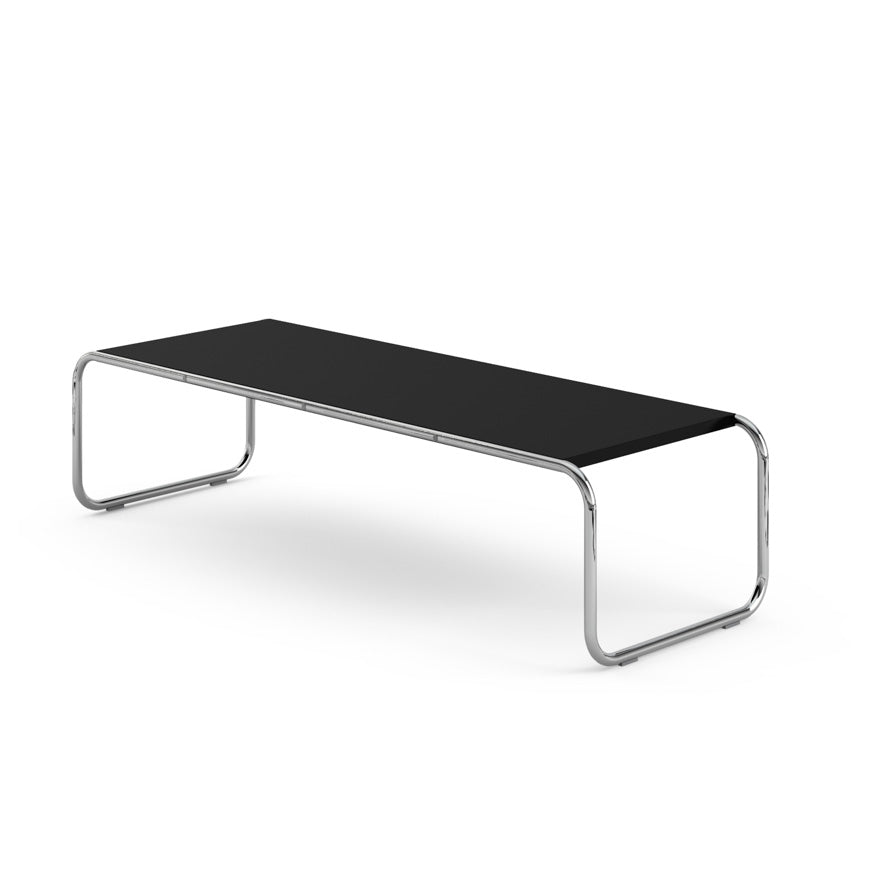 Laccio - Rectangular Laminate Side Table by Knoll #Black