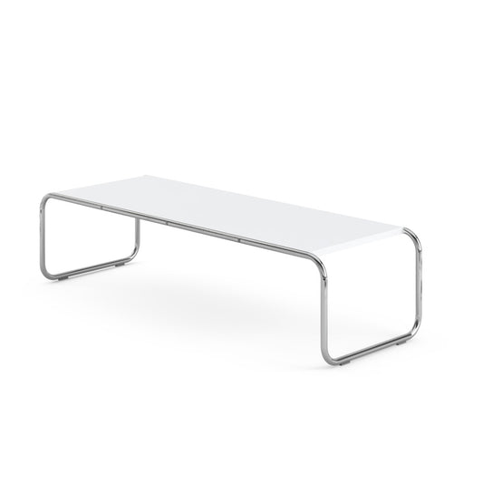 Laccio - Rectangular Laminate Side Table by Knoll #White