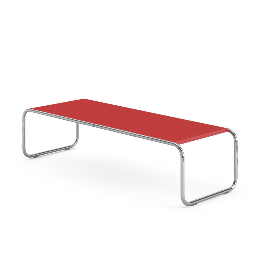 Laccio - Rectangular Laminate Side Table by Knoll #Red