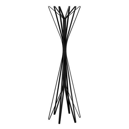 Aster - Steel Coat Rack by Zanotta #50 x 50 x h 170 cm / Black