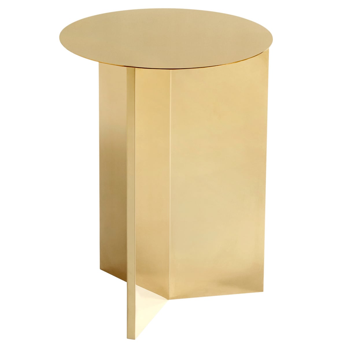 Slit table, 35 cm, high, brass