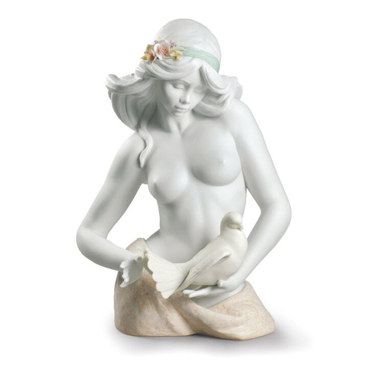 A Tribute to Peace Woman Figurine by Lladró