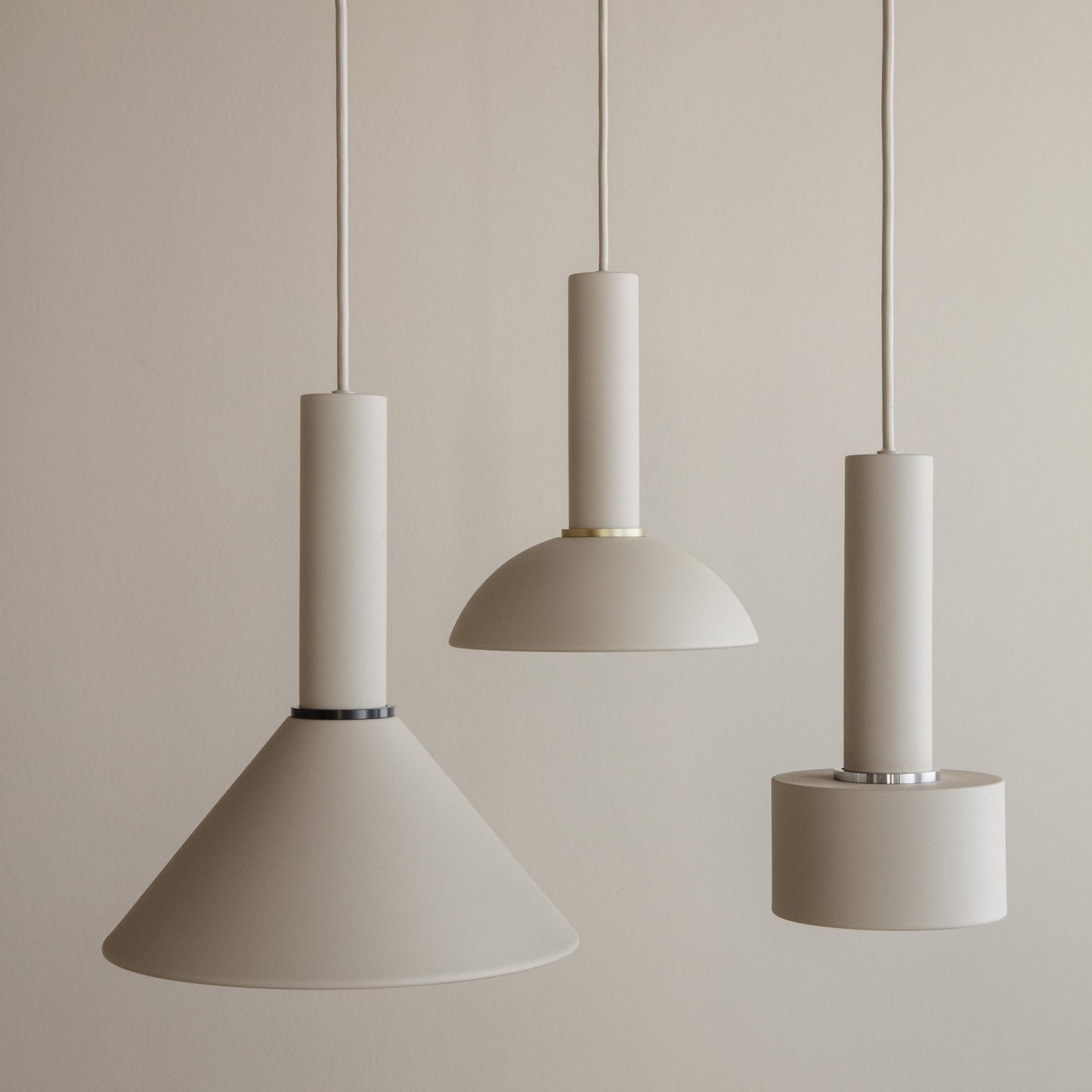 Ferm Living Cone Shade Light Gray