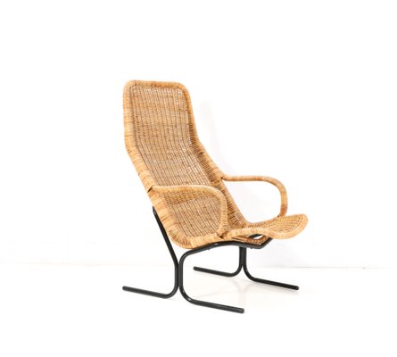 514 Lounge Chair in Wicker by Dirk Van Sliedrecht for Gebroeders Jonkers Noordwolde, 1961-MY-1417789