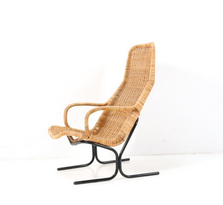 514 Lounge Chair in Wicker by Dirk Van Sliedrecht for Gebroeders Jonkers Noordwolde, 1961-MY-1417789