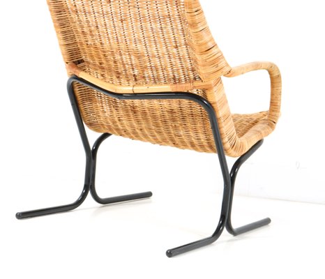 514 Lounge Chair in Wicker by Dirk Van Sliedrecht for Gebroeders Jonkers Noordwolde, 1961-MY-1417789