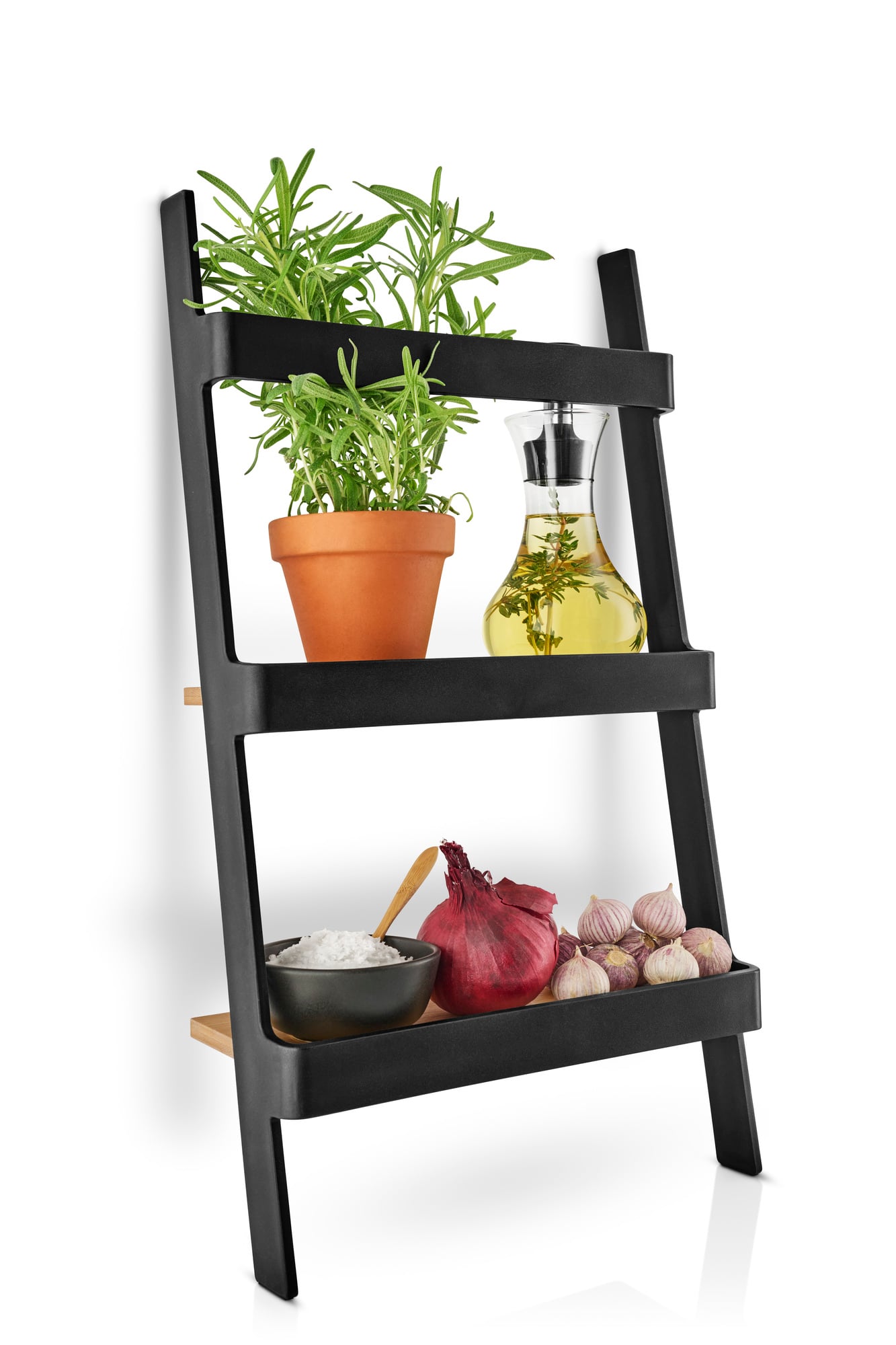 Nordic Kitchen mini ladder shelf, 50 cm, bamboo