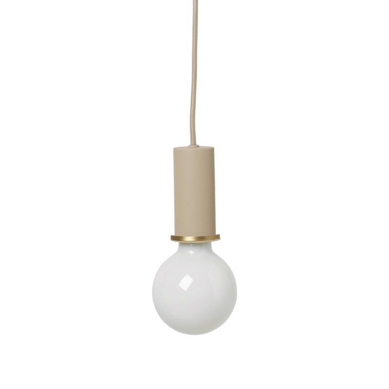 Socket Pendant Low by ferm LIVING #cashmere #