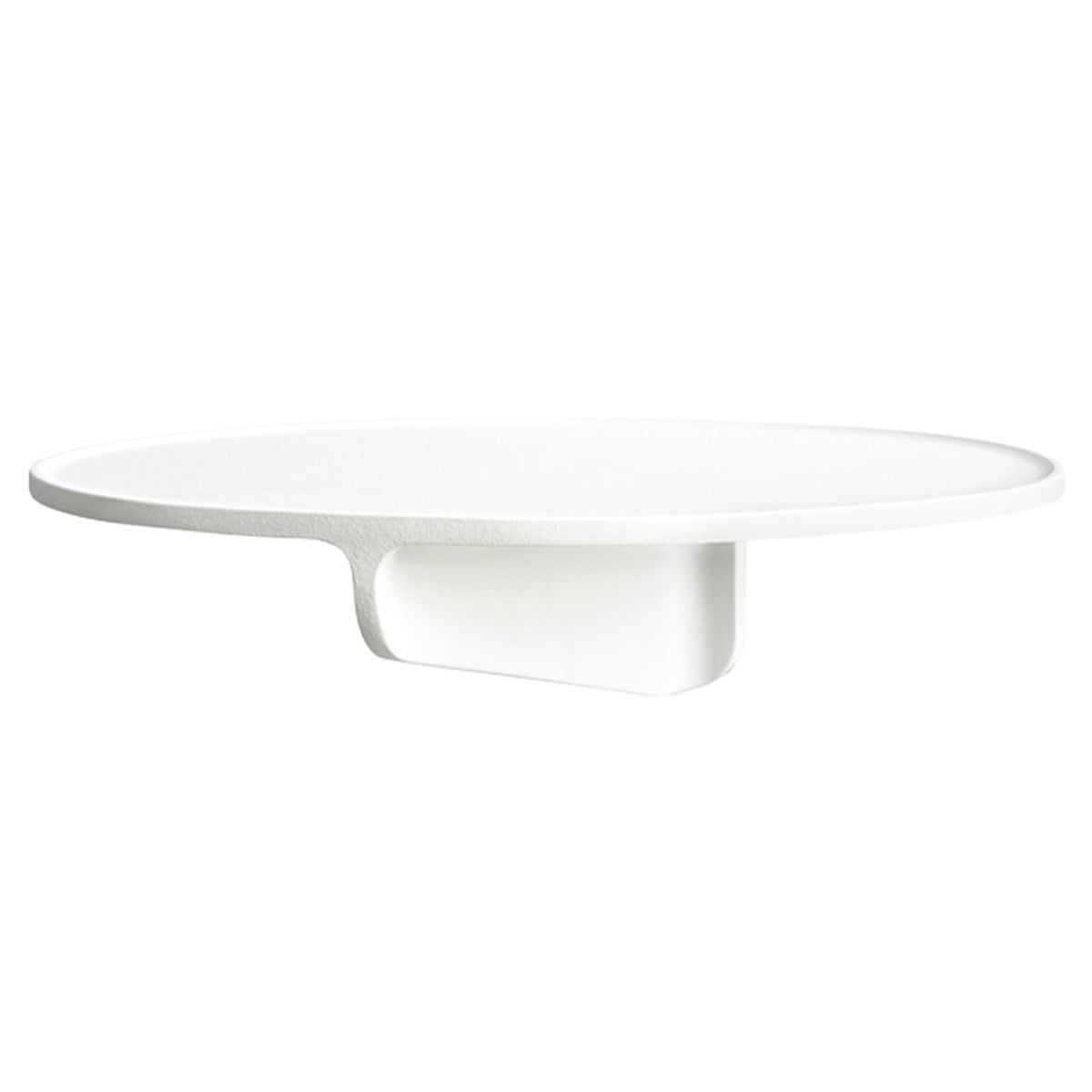 Museum shelf, white